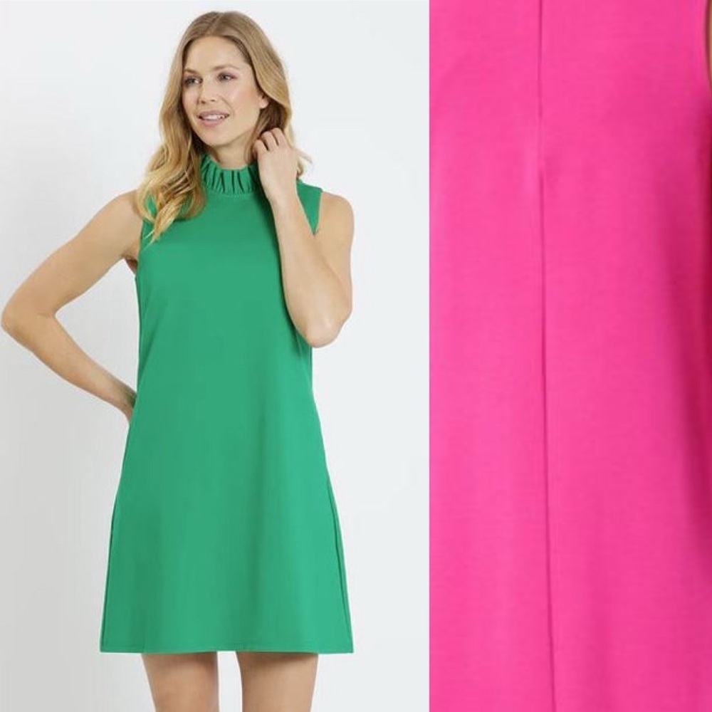 New Jude CONNALLY Sz Md Avery DRESS MAGENTA